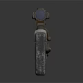 Modern Military Sniper Rifle With Scope Metallic Barrel And Tactical Stock
