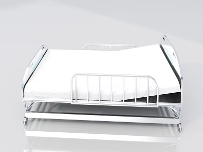 Modern Swing Door With White Panel And Metal Frame Structure Design 3d model
