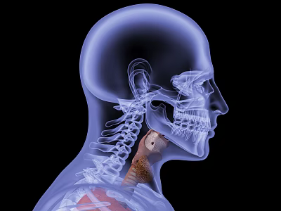 Medical Imaging Device For 3D Visualization Of Human Skull And Neck Bones 3d model