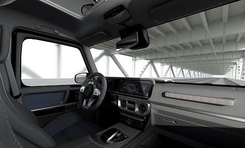 Hyundai Car Interior 3d model