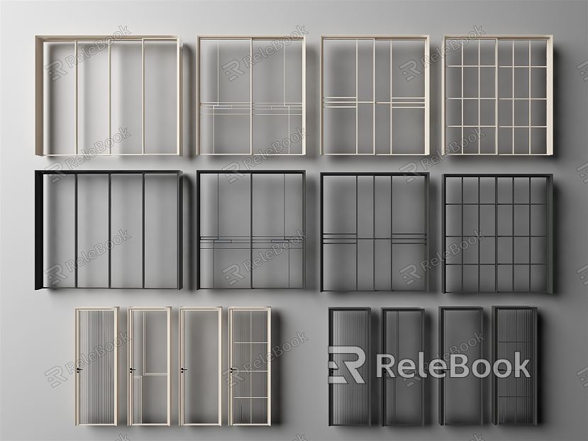 Modern sliding door model