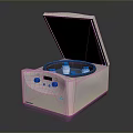 White Laboratory Centrifuge With Open Lid And Bottle Holders On Dark Background
