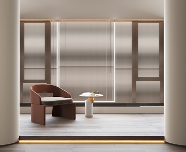 Modern venetian blinds 3d model