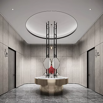 Modern toilet 3d model