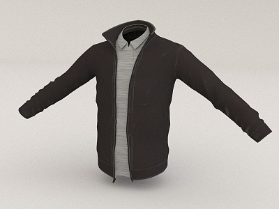 Costume Coat 3d model