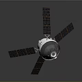 Advanced Space Capsule With Solar Panels And Scientific Equipment For Space Exploration