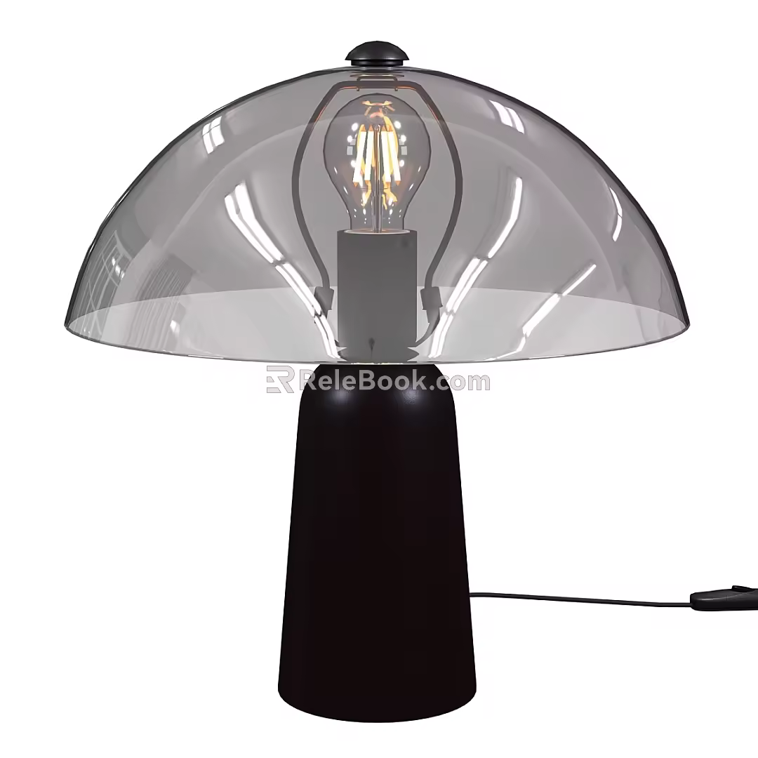 Simple Glass Table Lamp Table Lamp Simple Table Lamp Decorative Table Lamp Study Table Lamp Bedroom Table Lamp 3d model