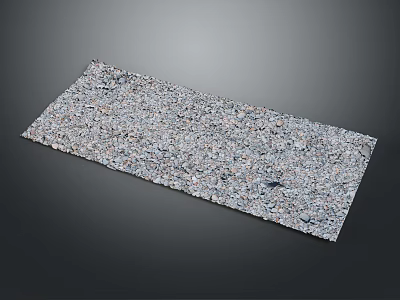 Natural Stone Slab With Granular Texture Ideal For Modern Flooring And Wall Decor 3d model