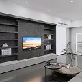 Bright Modern Digital Store Interior Featuring Display Counters Smartphones Laptops And Accessories