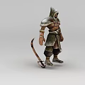 Game Chibi Anime Game Figure Man 3d model