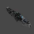 Sci-fi Assault Gun 3d model