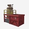 Industrial LOFT Chemical Gas Tank Chemical Storage Tank 3d model