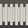 Luminous Concrete Column Gradient Hollow Cylinder Technology Decorative Column Gradient Perforated Column Indoor Cylinder 3d model