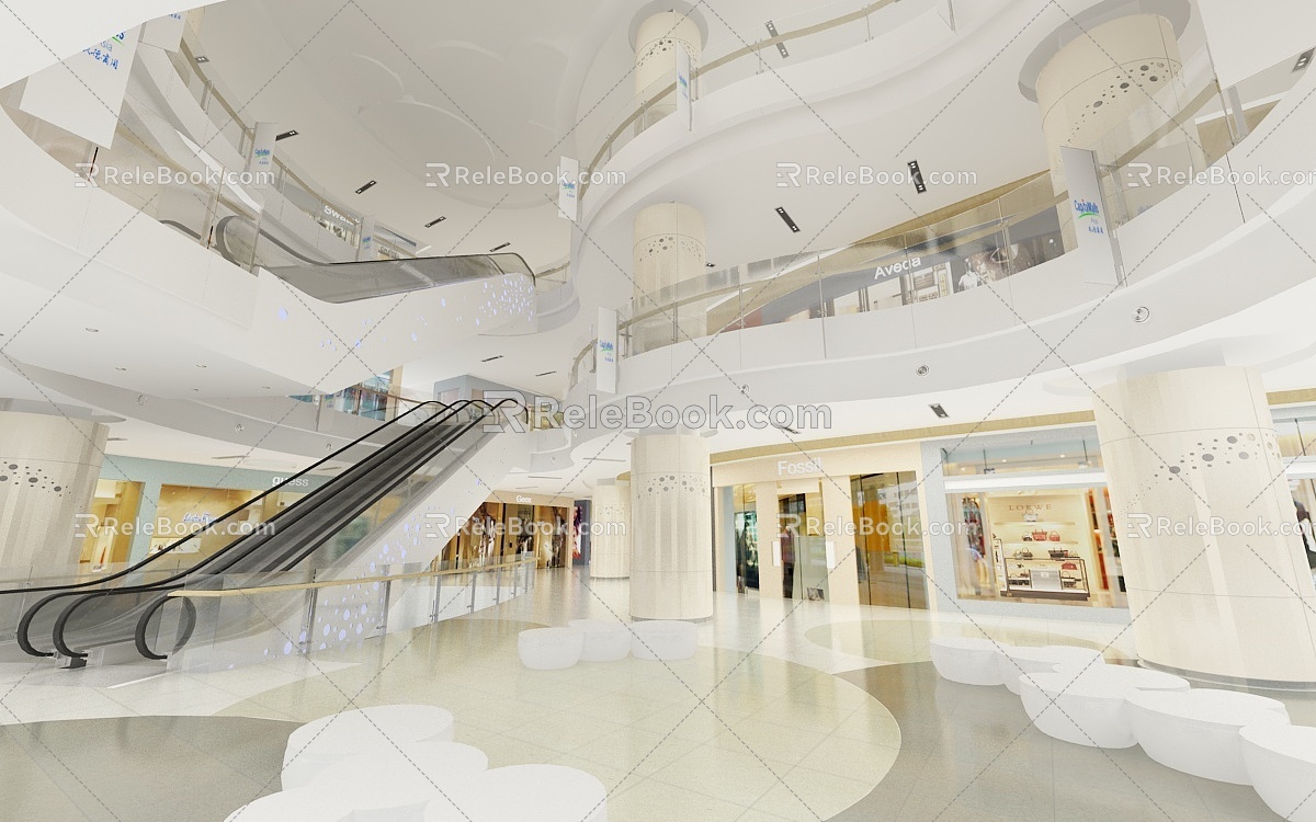 Modern Mall 3d model