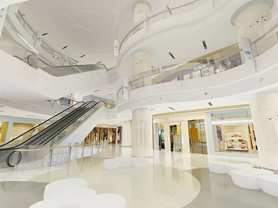 Modern Mall 3d model