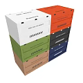 Colorful Stackable Office Depot Storage Boxes With Multiple Colors For Organized Storage