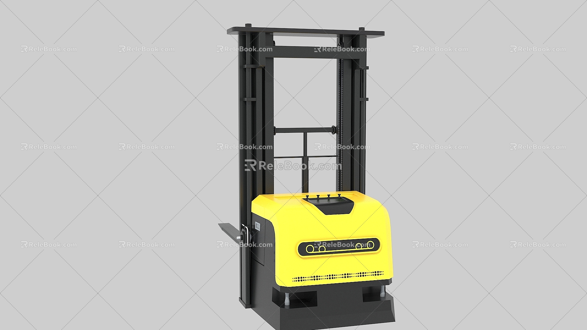 Intelligent Unmanned Forklift AGV Forklift AGV Unmanned Forklift Intelligent Forklift Automatic Forklift Pallet Forklift AGV Cargo Forklift 3d model