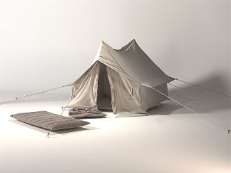 Outdoor camping tent Modern tent 3d model