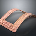 Pink Decorative Textured Woven Storage Frame Organizer for Home Living Essentials
