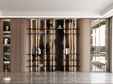 Modern bookcase (ID:ggajh269029)