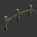Rustic Wooden Fence Design With Horizontal Rails And Sturdy Posts For Outdoor Use