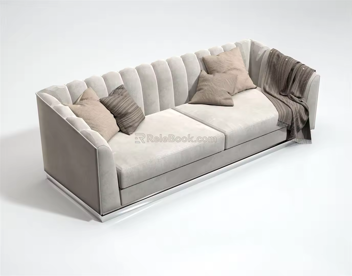 Modern Double Sofa Multi-person Sofa Combination Sofa 3d model