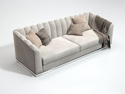 Modern Double Sofa Multi-person Sofa Combination Sofa model