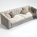 Modern Double Sofa Multi-person Sofa Combination Sofa 3d model