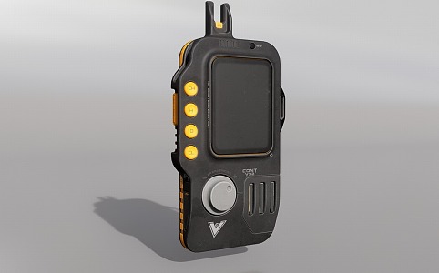 Sci-fi Controller 3d model