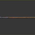 Unique Decorative Weapon with Blue and Brown Color Metallic Shine and Intricate Design