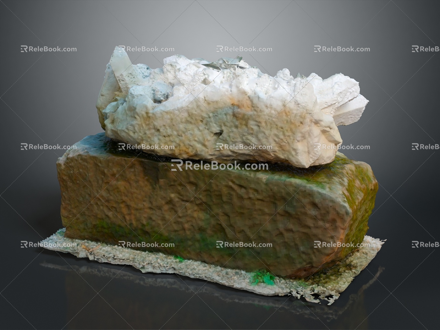 Crystal Crystal Ore Crystal Mineral Gem Ore Crystal Crystal Crystal Mineral Crystal Blue Crystal 3d model