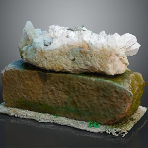 Crystal Ore Crystal Mineral Gem Ore Crystal Mineral Crystal Blue Crystal 3d model
