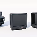Vintage CRT Televisions Showcase Classic Retro Design and Old Fashioned Screens
