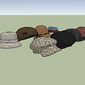 Sunshade Beret 3d model