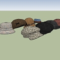 Sunshade Beret 3d model