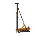 Industrial Construction Equipment Featuring Tall Tower And Yellow Structural Parts