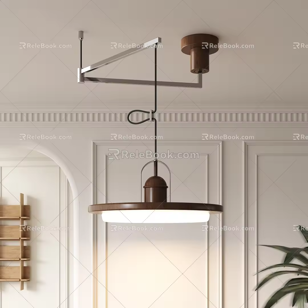 Folding chandelier 3d model