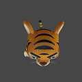 Cute Baby Tiger 3D Animated Character In Cartoon Style For Game And Film