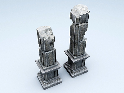 Column Stone Column Stigma Column model