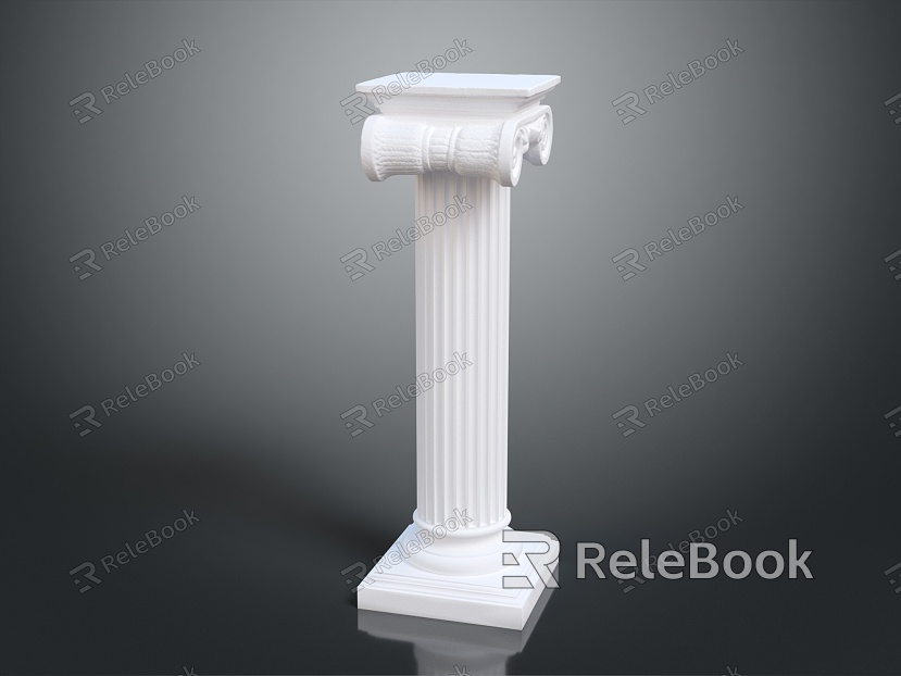 Jane Ou Roman Column Column Stone Column Stone Column Old Stone Column model