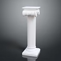 Jane Ou Roman Column Stone Column Stone Column Old Stone Column 3d model