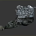 Cave Mountain Cave Realistic 3d model