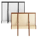Roll up Curtains with Linen Fabric Leather Straps and Metal Rings for Interior Decor