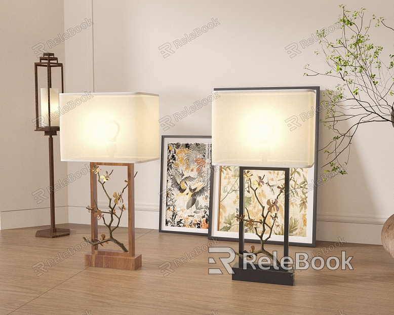 Floor lamp combination model