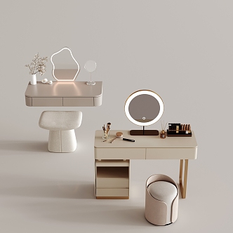 Dressing table combination 3d model