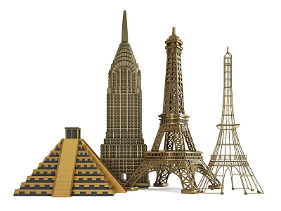 Modern Ornaments Decorative Ornaments 3d model