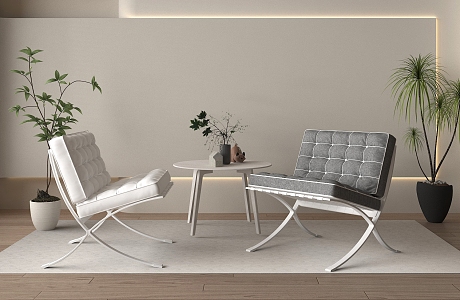 Modern Single Sofa Single Sofa Chair 3d model