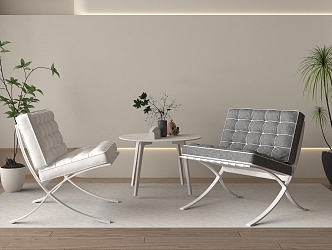 Modern Single Sofa Single Sofa Chair 3d model