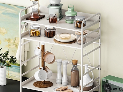 Water Cup Ornaments Storage Rack model