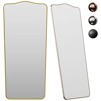 modern floor mirror full-length mirror 3d model